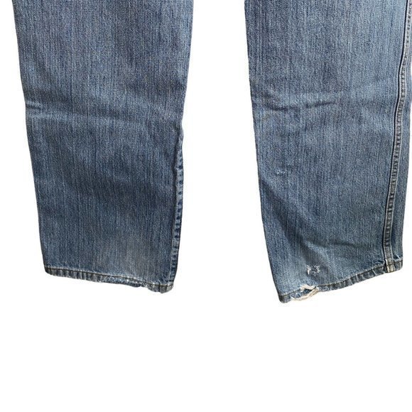 Cinch Western Denim Blue Jeans Mens 38x38 Green Label Distressed MB90530 - Picture 8 of 8